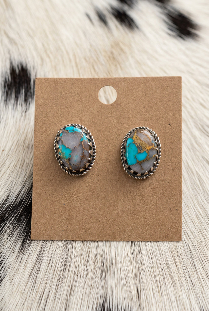 Mojave Turquoise Earring Studs